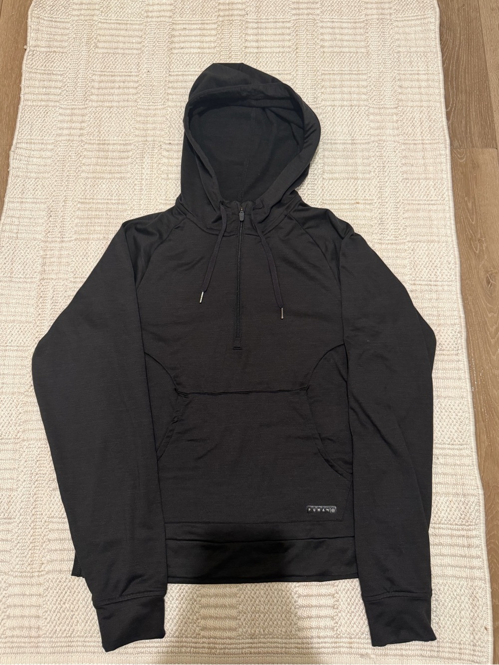 Puma Black Pullover Hooded Sweatshirt